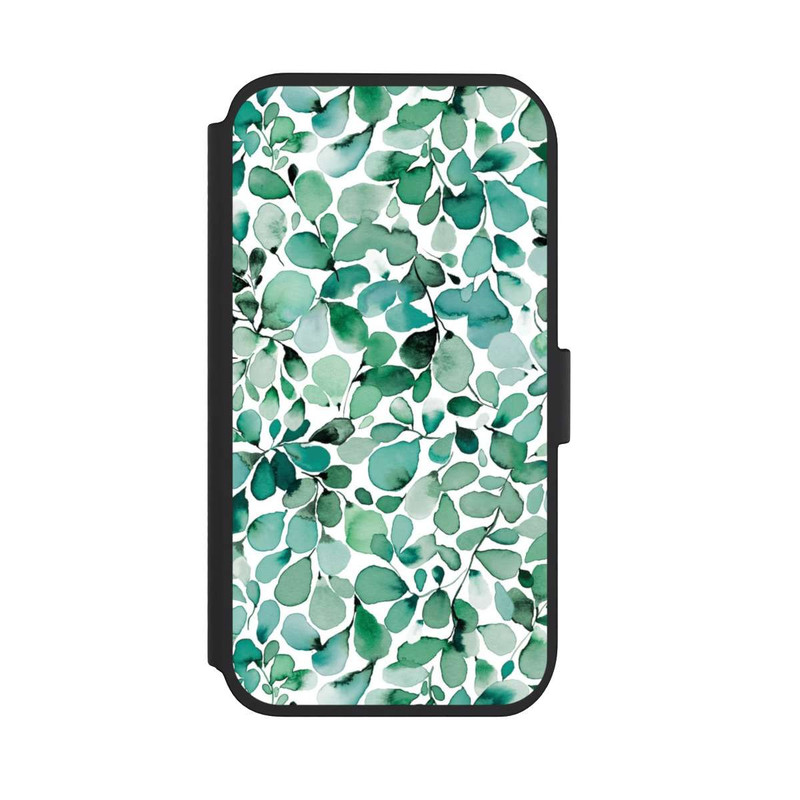 iPhone 11 NIVOflip Aquarellmuster Blätter