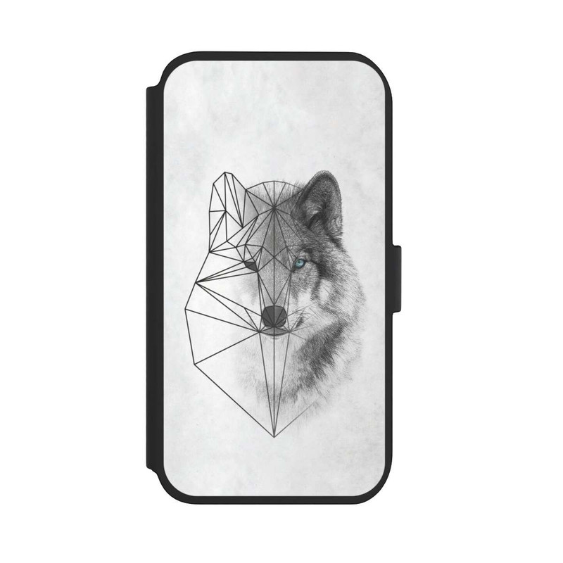 iPhone 11 NIVOflip Polygonaler Wolf
