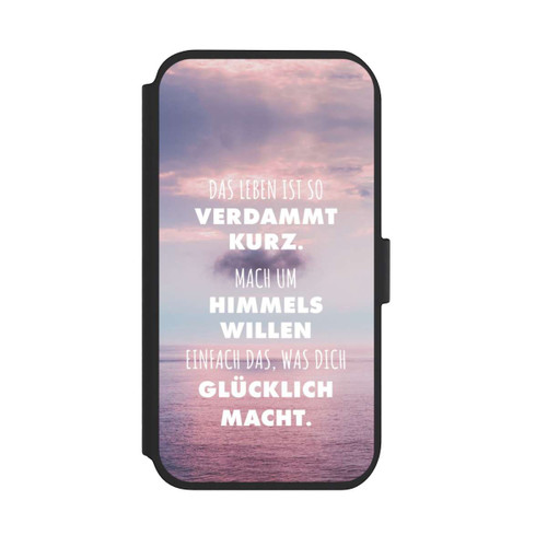 Apple iPhone 11 NIVOflip Das Leben Ist So Verdammt Kurz