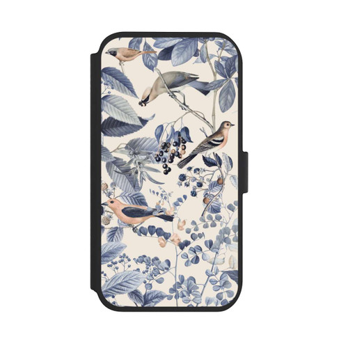 Apple iPhone 11 NIVOflip Vögel und Beeren in Beige