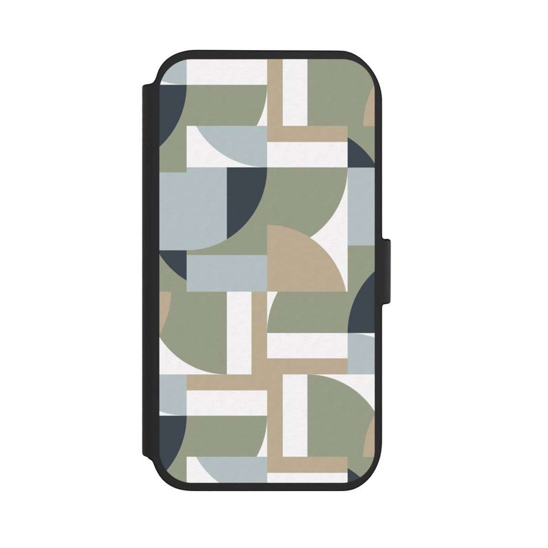 iPhone 11 NIVOflip Futuristische Bauhaus Polygone Beige