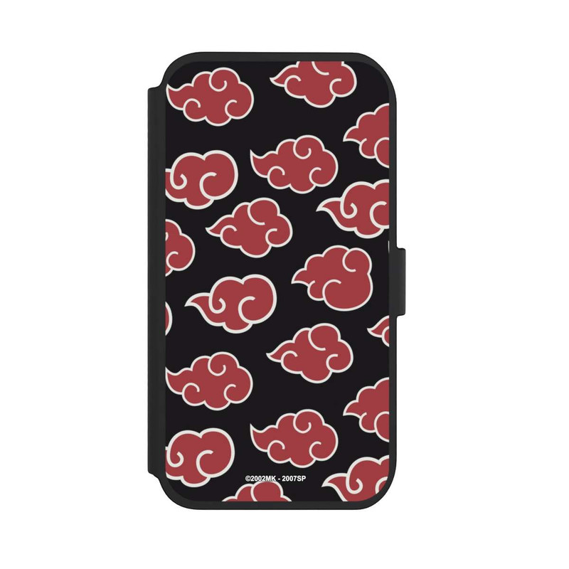 iPhone 11 NIVOflip Akatsuki Pattern Black Big