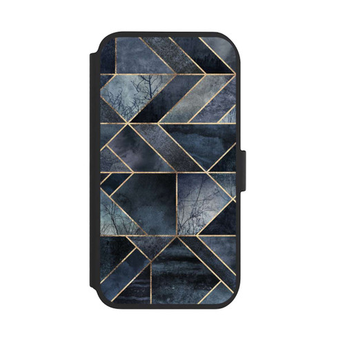 Apple iPhone 11 NIVOflip Abstraktes Natur-Dunkelblau