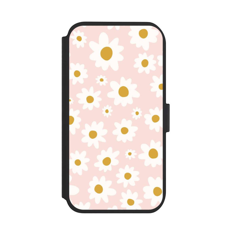 iPhone 11 NIVOflip Retro Gänseblümchen und Rosenmuster