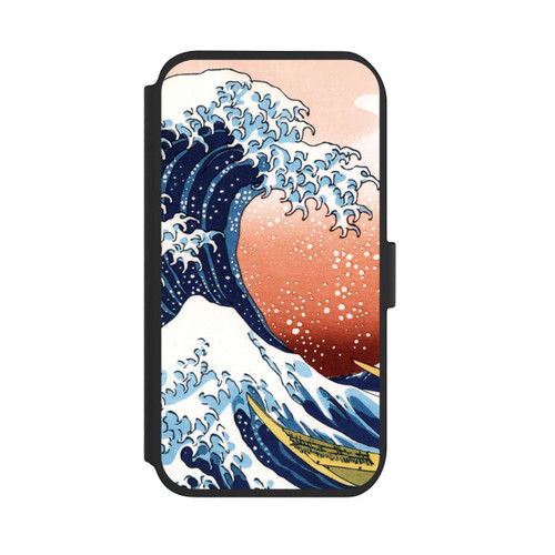 Apple iPhone 11 NIVOflip La Grande Vague de Kanagawa Rouge