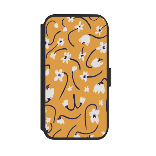 Apple iPhone 11 NIVOflip Pattern Petites Fleurs Jaunes