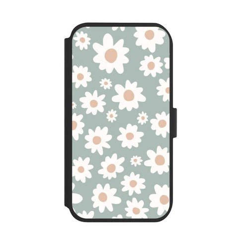 Apple iPhone 11 NIVOflip Gänseblümchen Muster grün