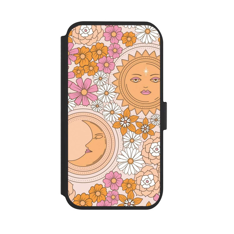 iPhone 11 NIVOflip Mond-Sonne-Blumen