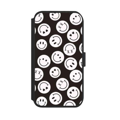 Apple iPhone 11 NIVOflip Smiles Emotes Pattern Black And White