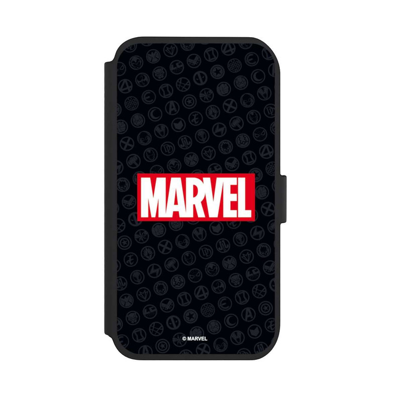 iPhone 11 NIVOflip Marvel Logo Noir Rouge