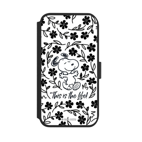 Apple iPhone 11 NIVOflip Snoopy This Is The Life Noir &amp; Blanc