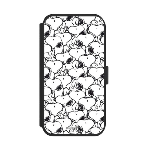 Apple iPhone 11 NIVOflip Snoopy Muster Schwarz und Weiß