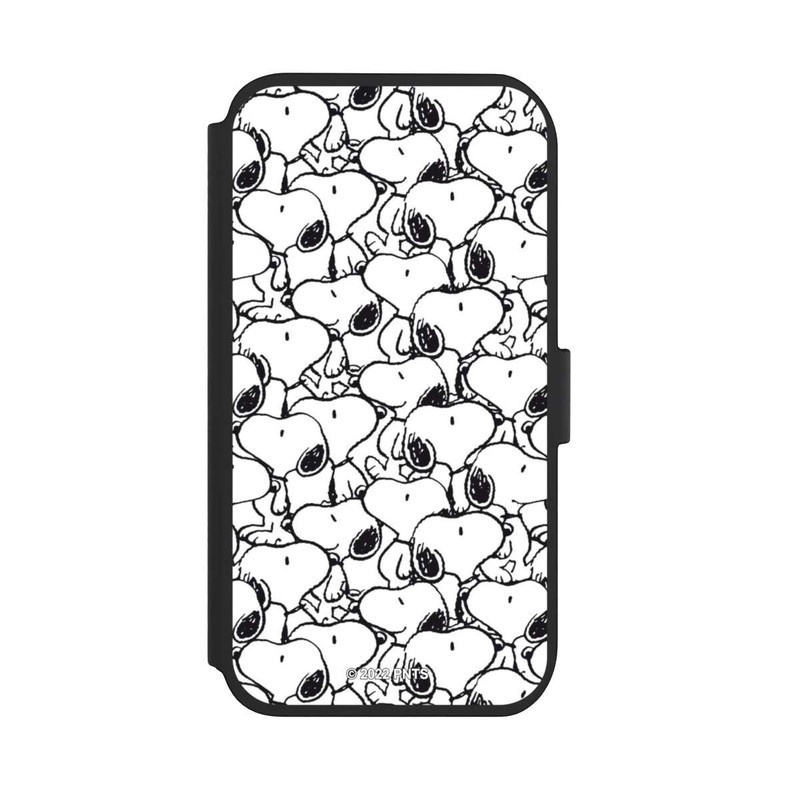 iPhone 11 NIVOflip Snoopy Muster Schwarz und Weiß