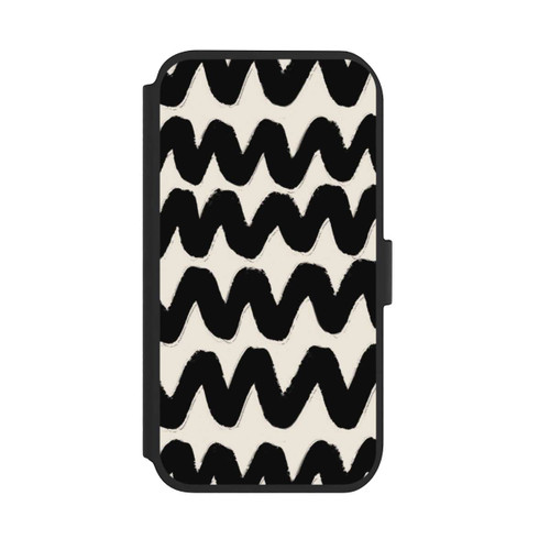 Apple iPhone 11 NIVOflip Vagues Noires Pattern