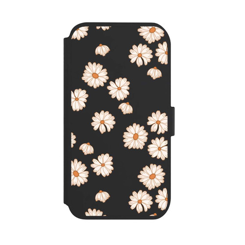 Apple iPhone 11 NIVOflip Flowerpower Tapete Weiss