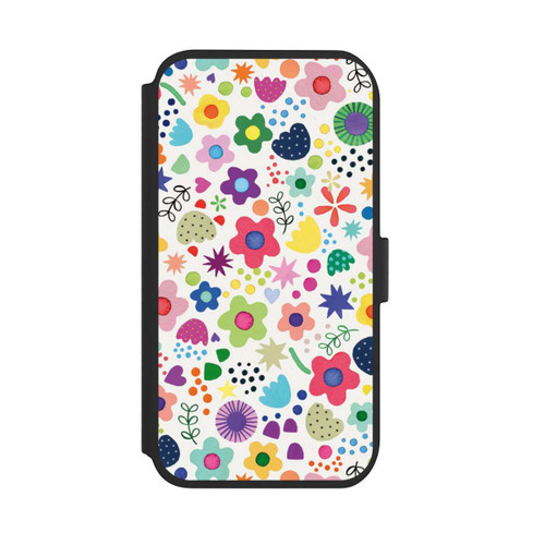 Apple iPhone 11 NIVOflip Psychedelische Blumen bunt