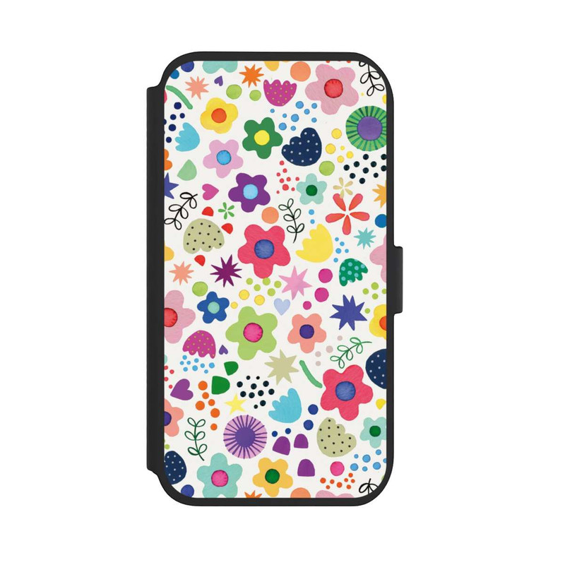 iPhone 11 NIVOflip Psychedelische Blumen bunt