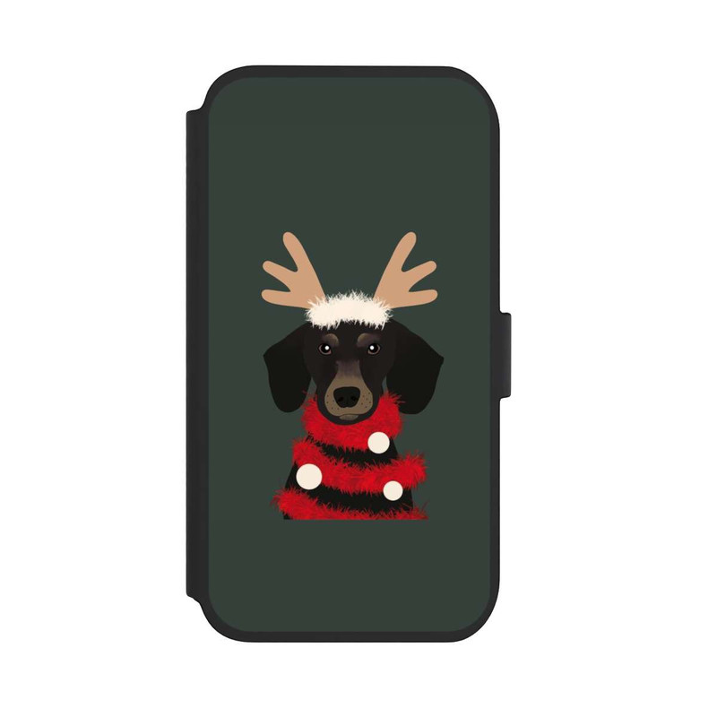iPhone 11 NIVOflip weihnachtlicher Dackel