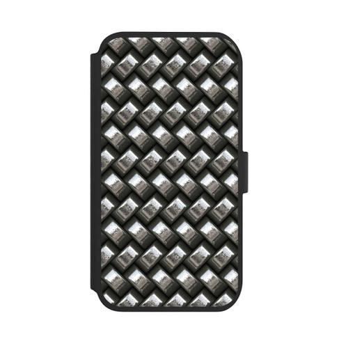 Apple iPhone 11 NIVOflip Glamour Silver Metal