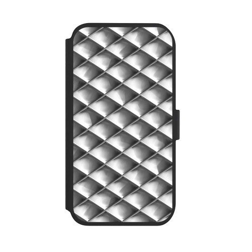 Apple iPhone 11 NIVOflip Glamour Silver Squares