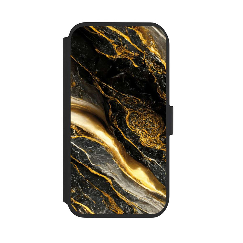 iPhone 11 NIVOflip Black Marble Gold Print Layers