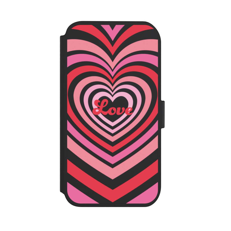 iPhone 11 NIVOflip Amour, nuances rouges