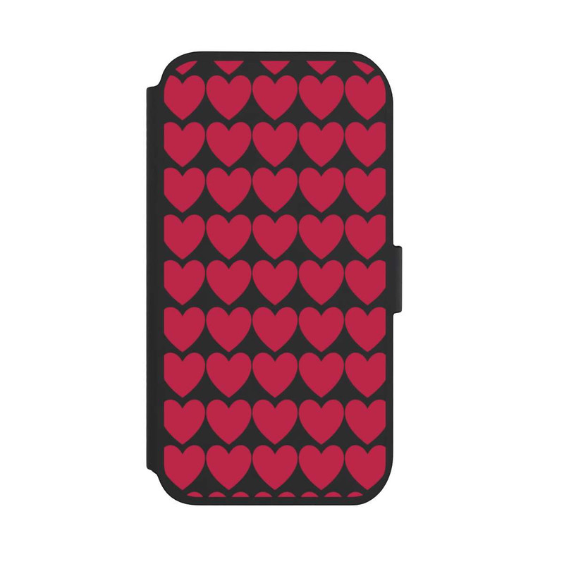 iPhone 11 NIVOflip Viva Magenta-Herzen