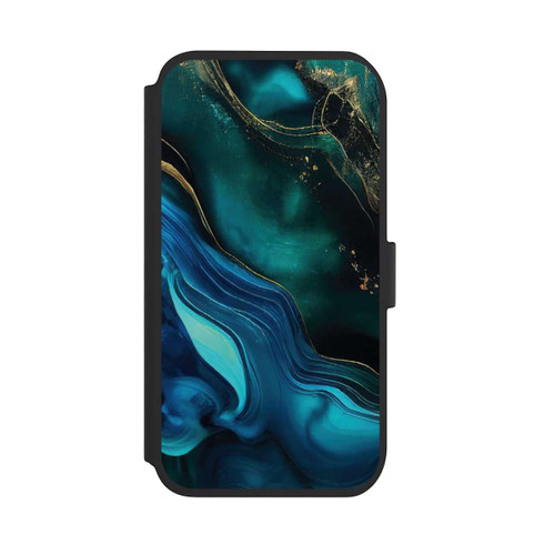 Apple iPhone 11 NIVOflip Blaugoldene Tinte