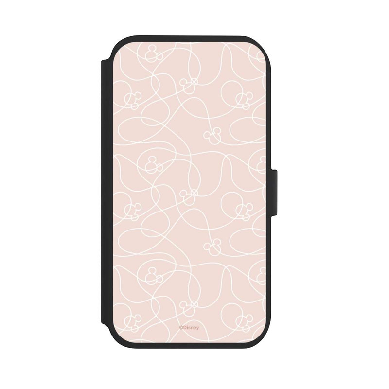 iPhone 11 NIVOflip Micky Line Art Pattern Rose 