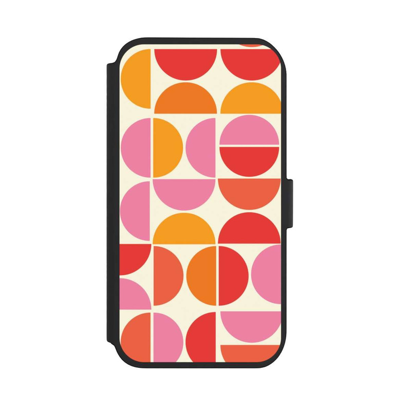 iPhone 11 NIVOflip Retro Trend Muster Orange