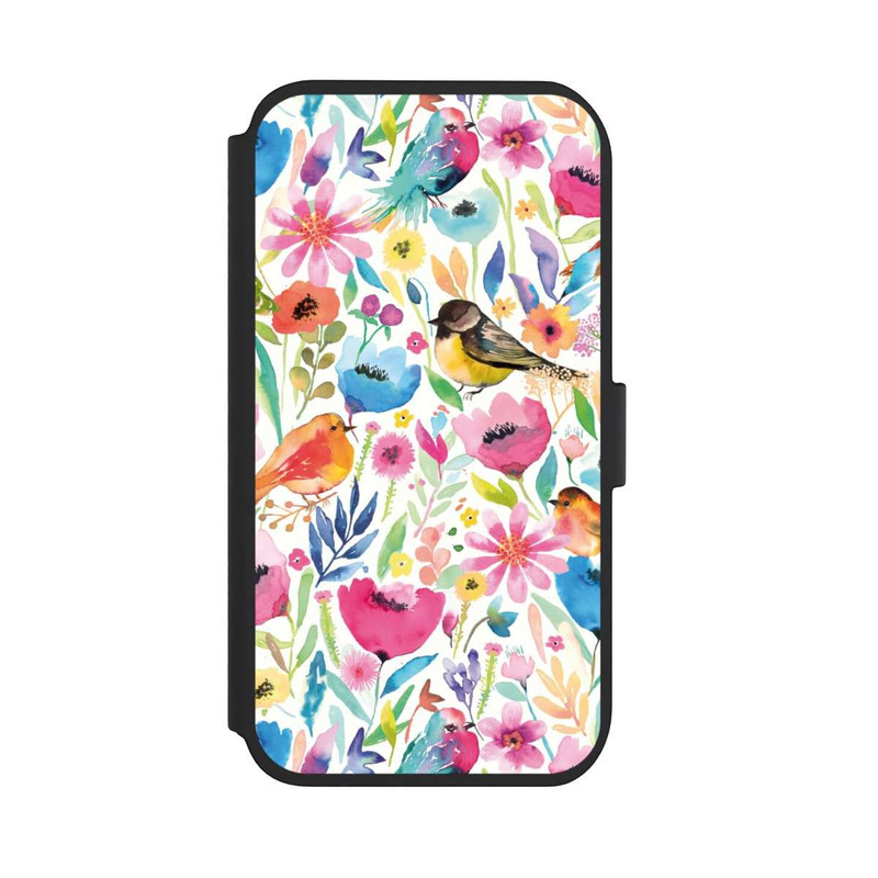 iPhone 11 NIVOflip Wunderliche Vögel und Blumen