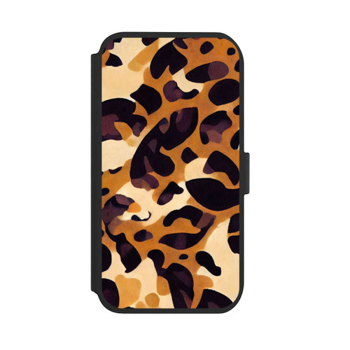 Apple iPhone 11 NIVOflip motif lion marron clair