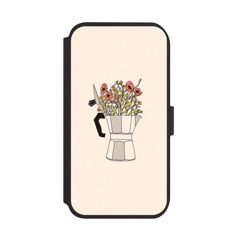 iPhone 11 NIVOflip Fleurs Moka