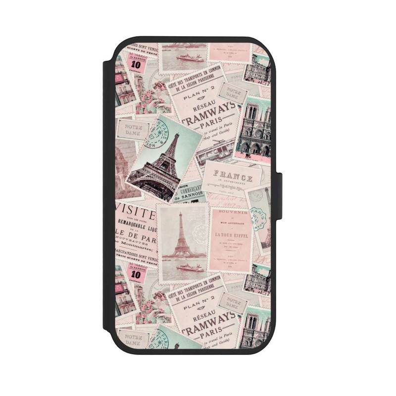 iPhone 11 NIVOflip Vintage Paris Postcards Pattern