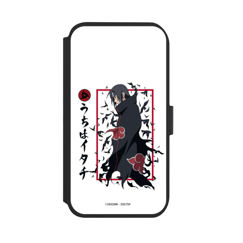 iPhone 11 NIVOflip Itachi Krähen Weiß
