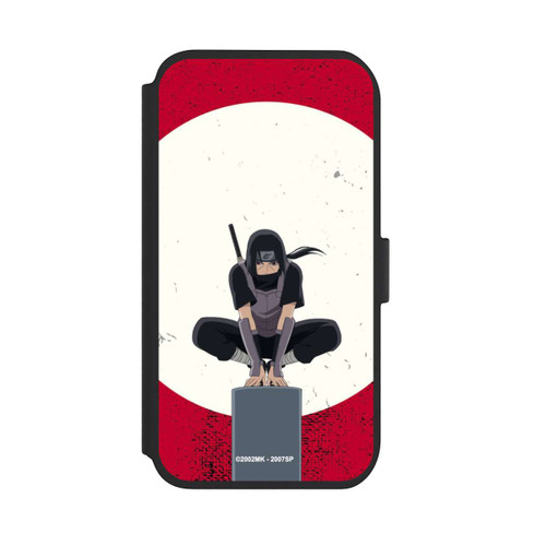 Apple iPhone 11 NIVOflip Itachi Uchiha Symbol Roter Hintergrund