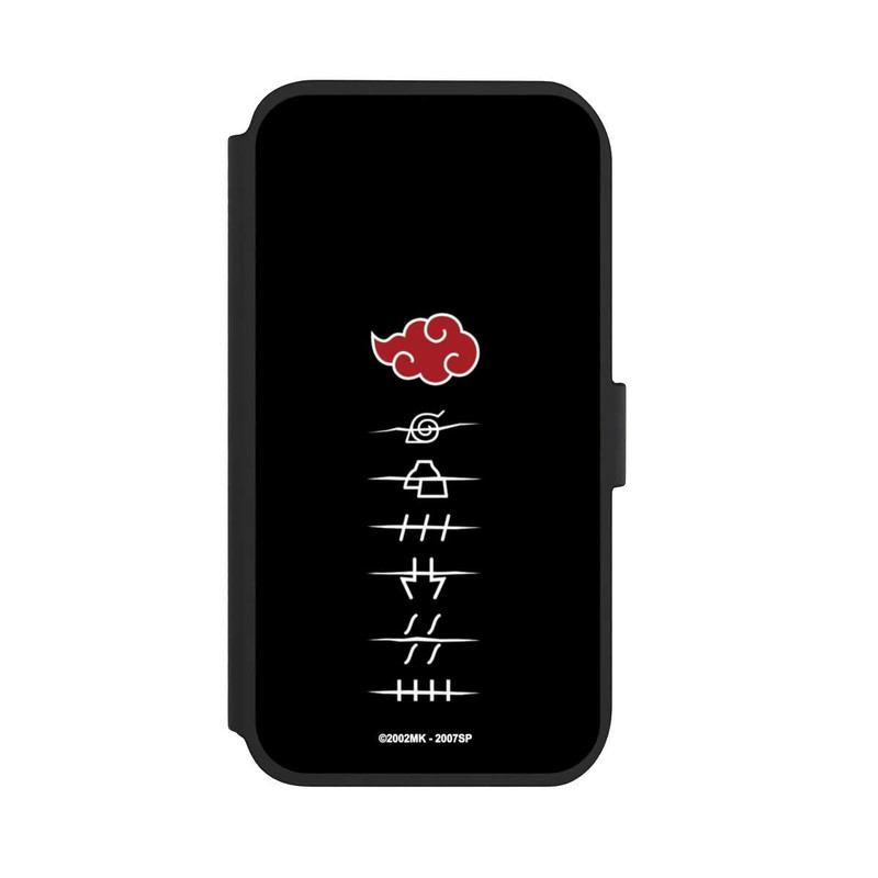 iPhone 11 NIVOflip Akatsuki Mitgliedssymbole Schwarz