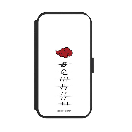 Apple iPhone 11 NIVOflip Akatsuki Mitgliedersymbole Weiß