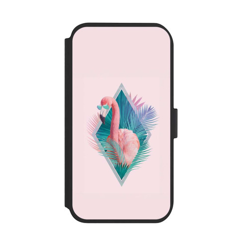 Apple iPhone 11 NIVOflip Tropical Leaves Flamingo