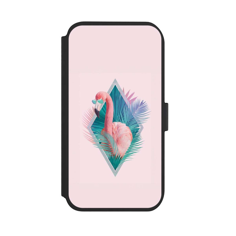 iPhone 11 NIVOflip Tropical Leaves Flamingo