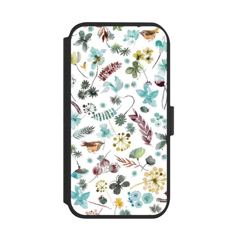 iPhone 11 NIVOflip Botanischer Schmetterling Natur Blau