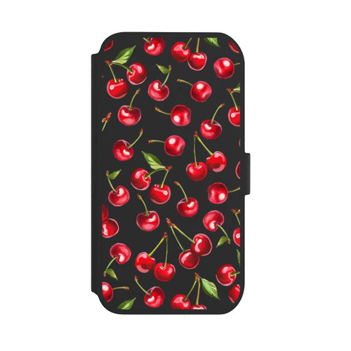 Apple iPhone 11 NIVOflip Kirschen Muster Transparent mit KI