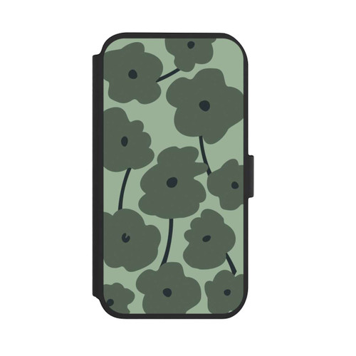 Apple iPhone 11 NIVOflip Fleurs Minimalistes Vertes