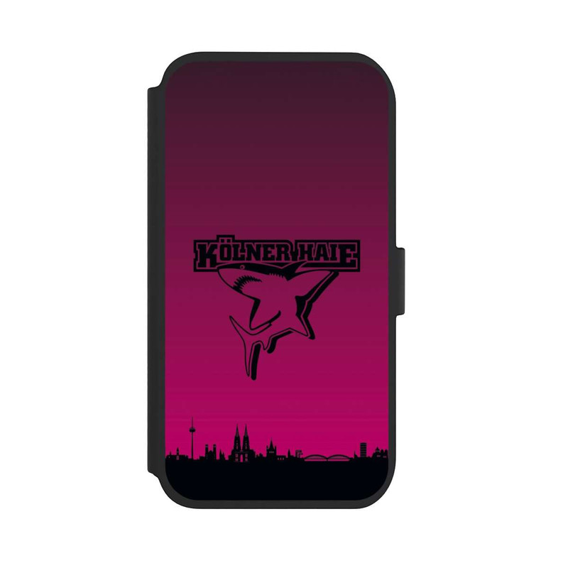 iPhone 11 NIVOflip Kölner Haie Skyline Pink