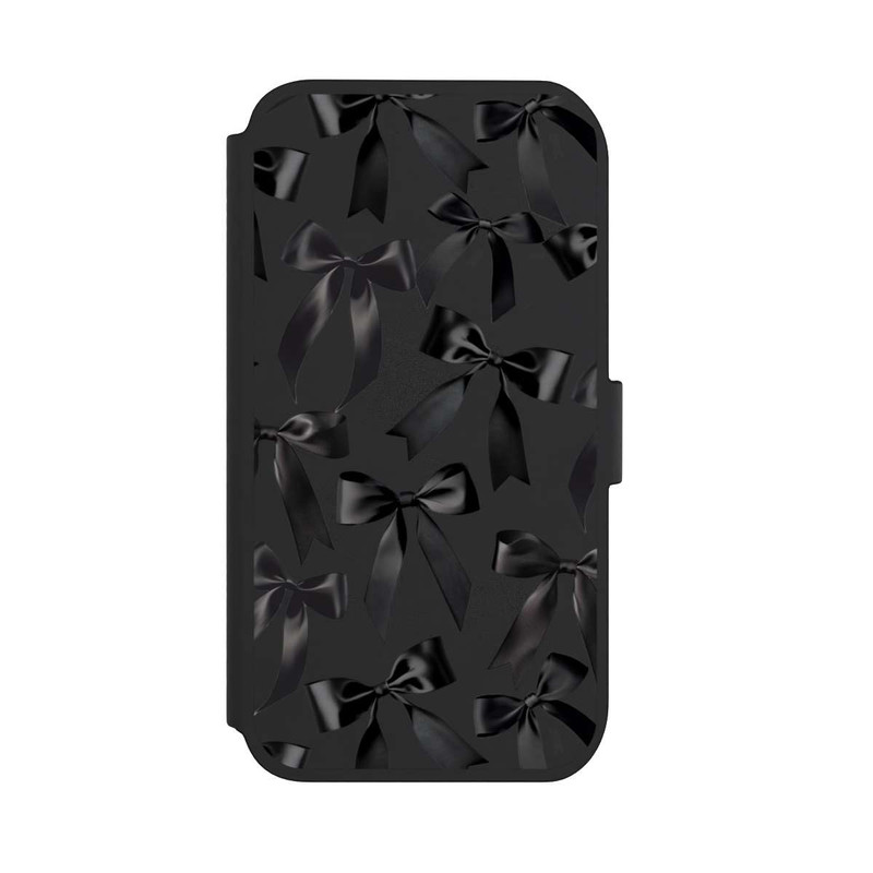 iPhone 11 NIVOflip Noeud en Satin Noir