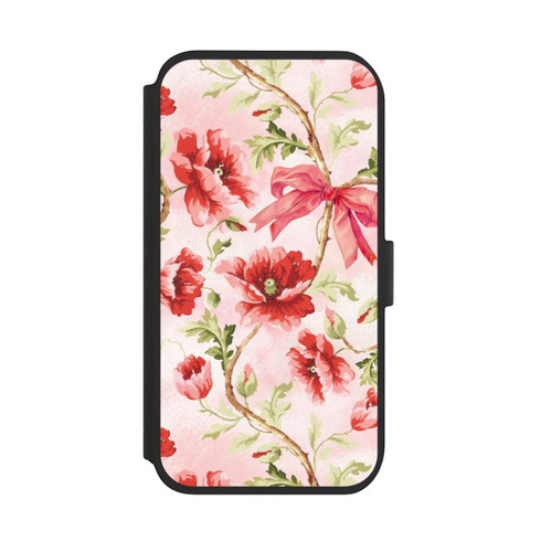 Apple iPhone 11 NIVOflip Poppies Pattern Pink