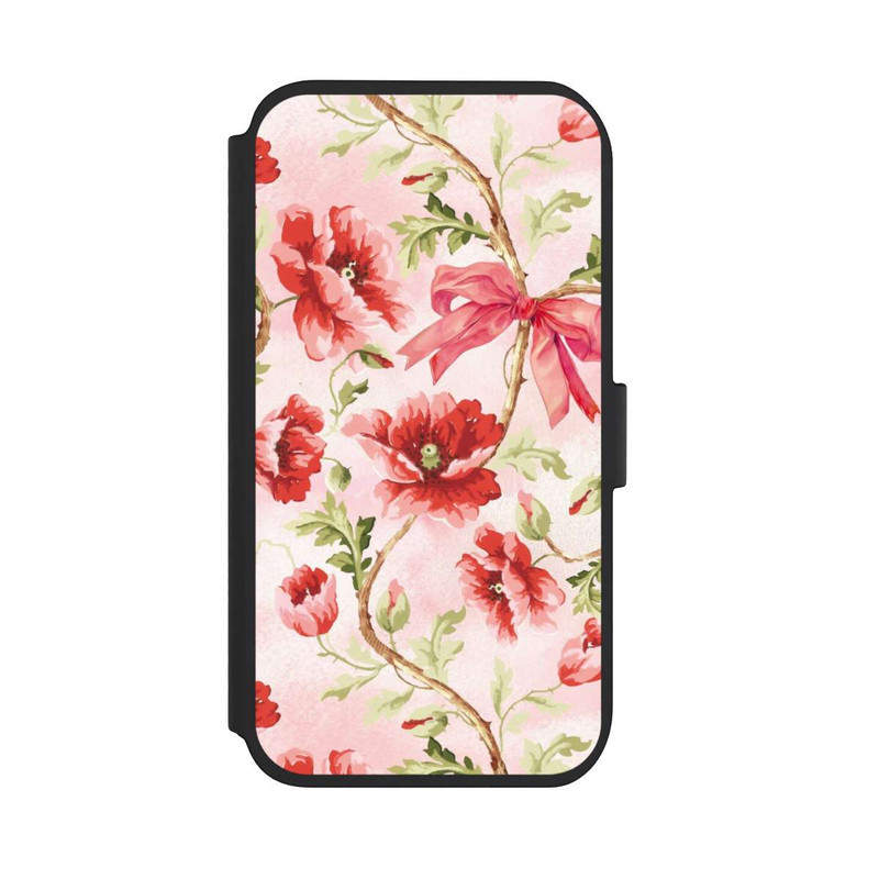 iPhone 11 NIVOflip Motif Coquelicots Rose