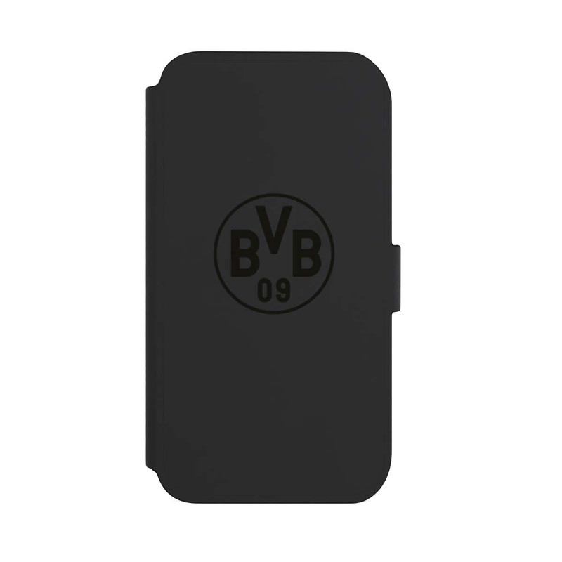 iPhone 11 NIVOflip BVB Logo Schwarz Transparent