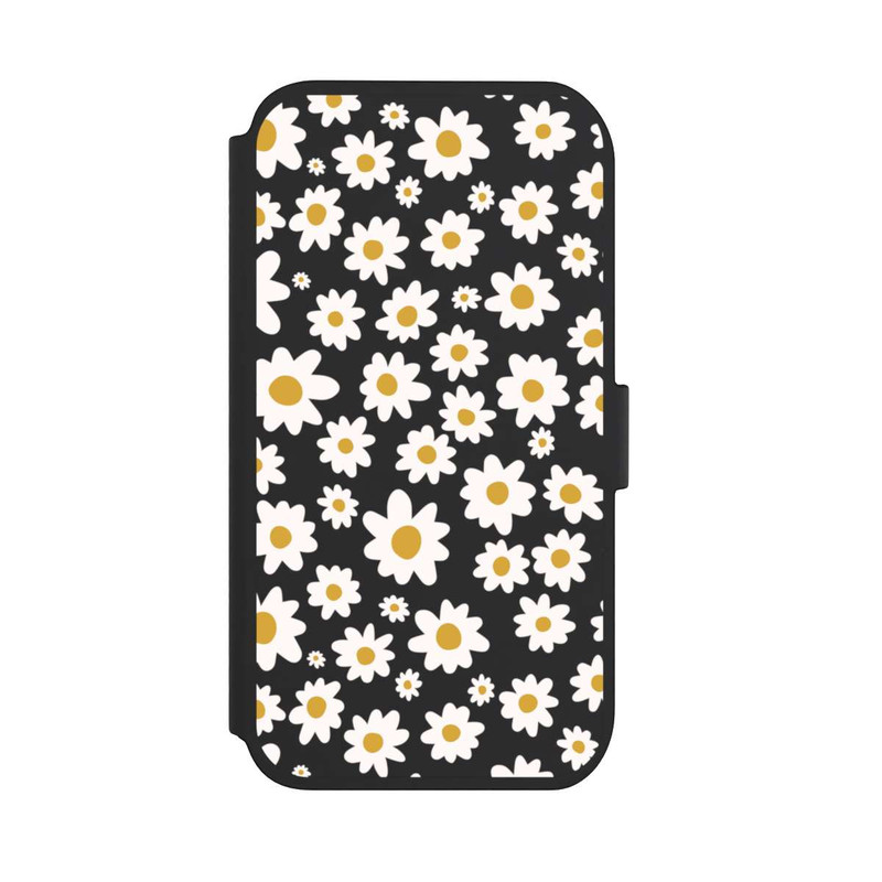 iPhone 11 NIVOflip Daisy Flower Seamless Pattern Transparent