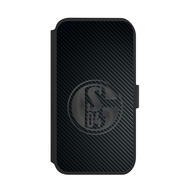 iPhone 11 NIVOflip Schalke 04 Carbon Look